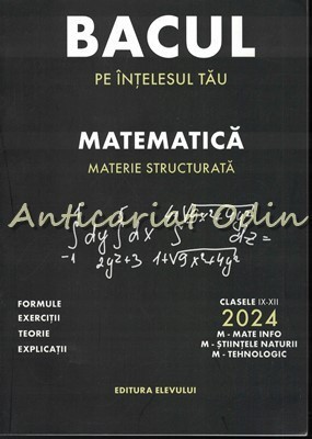 Matematica. Materie Structurata - Costea Iosif Alexandru, Florica Adelina-Stefan
