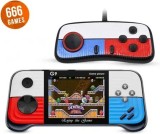 Consola portabila jocuri G9 cu 666 jocuri incluse ecran color si conectare TV