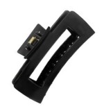 Cumpara ieftin Clama par neagra 10.3 x 5 cm, cleste lat din plastic rigid, prindere puternica pentru coc, coada si par gros