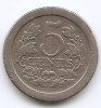 Olanda 5 Cents 1908 - Wilhelmina, Cupru-nichel, 18 mm KM-137, Europa