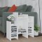 vidaXL Dulap lateral, alb, 60x26x60 cm, PAL