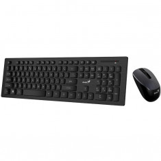 Kit tastatura si mouse wireless Genius 31340001400 Slimstar 8080, negru foto