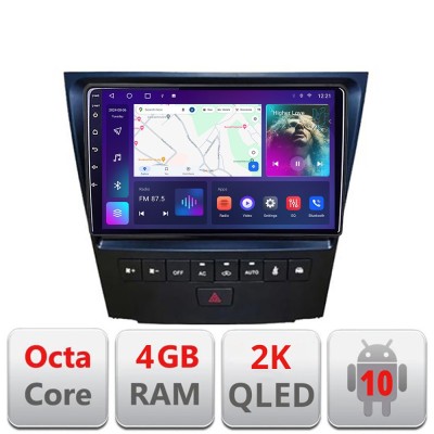 Navigatie Lexus GS-04 2004-2011 C- GS-04 Android Octa Core Ecran 2K QLED GPS 4G 4+32GB 360 kit-gs-04+EDT-E409-2K CarStore Technology foto