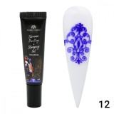 Cumpara ieftin Gel vopsea pentru pictura chinezeasca si stamping Painting+Stamping cu sclipici 8ml, 12