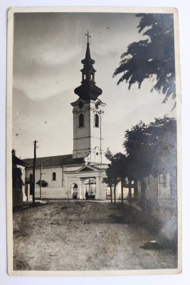 Caransebes - Catedrala ortodoxa romana 1937 tip fotografie, circulata, timbre foto