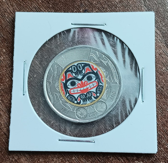 C50 - Moneda foarte veche - Canada - 2 dolari - omagiala - 2020