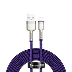 Cablu de Date USB la Lightning 2.4A, 2m - Baseus Cafule (CALJK-B05) - Purple