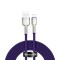 Cablu de Date USB la Lightning 2.4A, 2m - Baseus Cafule (CALJK-B05) - Purple