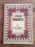 CUSATURI ROMANESTI CULESE DE ELENA C. CORNESCU - Prima ediție 1906- Album Rar