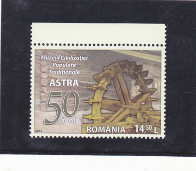 Romania 2013, LP 2001, Muzeul ASTRA 50 de ani, seria, MNH! foto