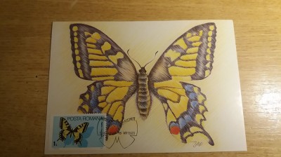 C12 - maxima Romania - tematica fluturi 6 - prima zi a emisiunii sau expozitii foto