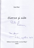 Cumpara ieftin Ion Dur - Ciorne zi zile (cu autograf) - Versuri &amp; Proza scurtă, 349 pagini, 2012