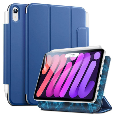 Husa pentru iPad mini 6 (2021) ESR Rebound Magnetic Navy Albastru foto