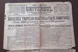 Ziar vechi ww1 UNIVERSUL vineri 23 septembrie 1916