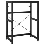 Cumpara ieftin Cadru chiuveta de baie, negru, 59x38x83 cm, fier