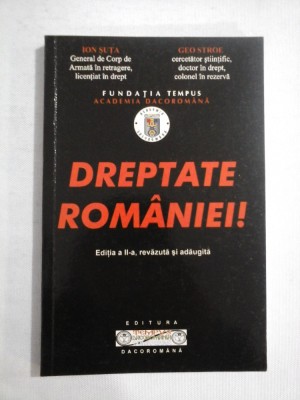 DREPTATE ROMANIEI - Ion SUTA / Geo STROE foto