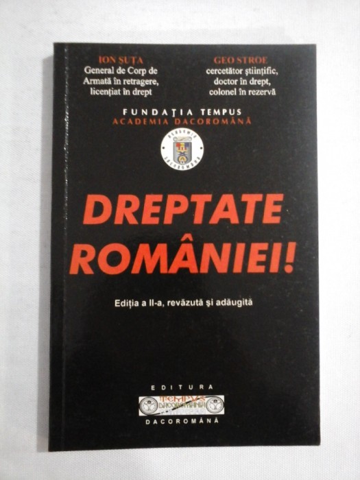DREPTATE ROMANIEI - Ion SUTA / Geo STROE