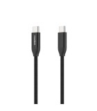 Cablu USB type C - USB type C PD 240W 5A 1m negru textil Choetech