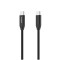Cablu USB type C - USB type C PD 240W 5A 1m negru textil Choetech