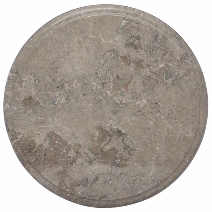 vidaXL Blat de masă, gri, &Oslash;40x2,5 cm, marmură 149191