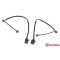 Indicator uzura placute de frana Audi A3 Sportback (8pa), Tt (8j3), Tt Roadster (8j9); Seat Leon (5f1), Leon Sc (5f5), Fata, BREMBO