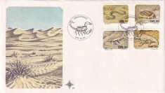 FILATELIE TEMATICA - PLIC AFRICA DE SUD TEMATICA FAUNA REPTILE