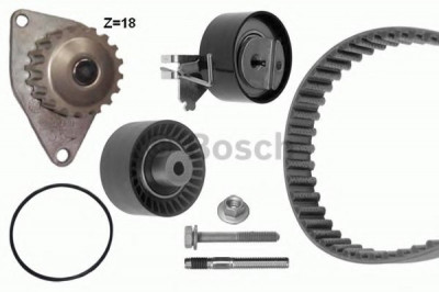 Set pompa apa + curea dintata CITROEN C2 (JM) (2003 - 2016) BOSCH 1 987 946 480 foto