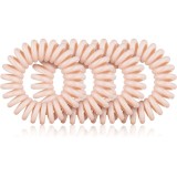 BrushArt Hair Rings Elastice pentru par Nude 4 buc