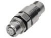 Adaptor M12 mamă cod D Ethernet HARTING pentru cablu