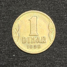 Moneda 1 dinar 1938 Iugoslavia