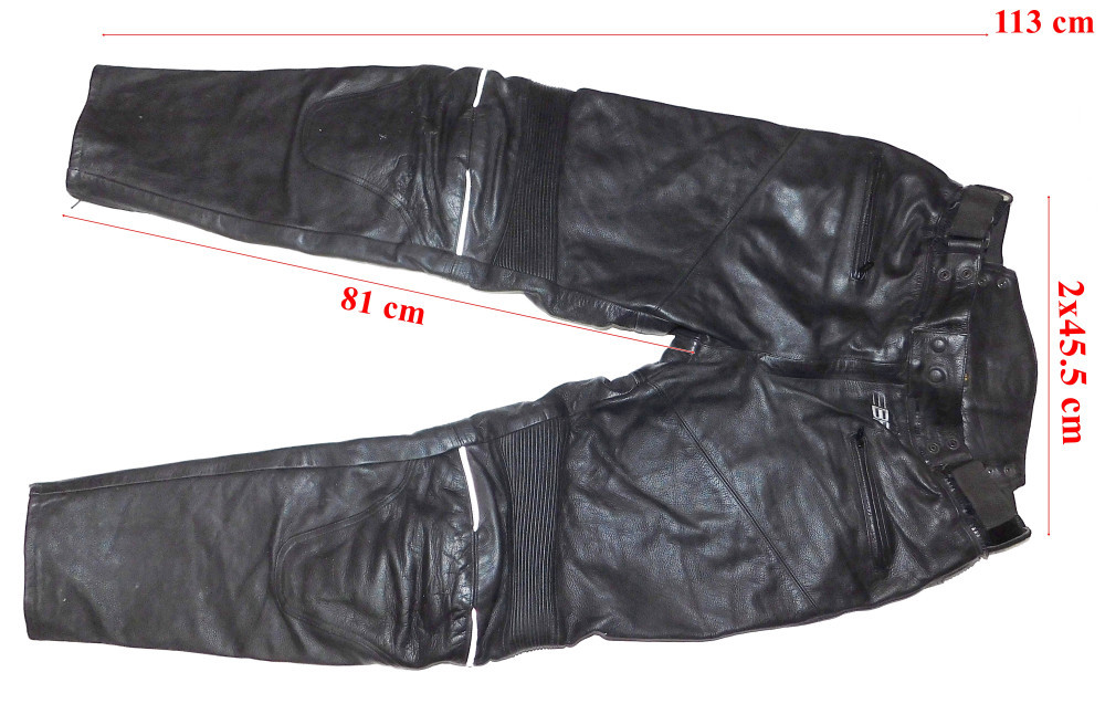 Pantaloni moto piele BF barbati marimea 58(3XL) | Okazii.ro