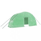 Cumpara ieftin Sera cu cadru din otel, verde, 12 m&sup2;, 6x2x2,85 m