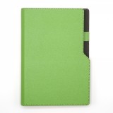Agenda notes A5 cu arc si decupaj verde deschis