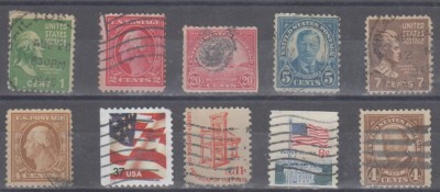 A7 T1 17 - Timbre foarte vechi - America foto