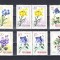 M1 TX4 7 - 1967 - Flora carpatina - perechi de cate doua timbre