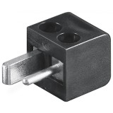 Conector/mufa pentru difuzor tata cu surub, Goobay G11243