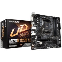 Placa de Baza GIGABYTE A520M DS3H AC AM4, 4x DDR4,
