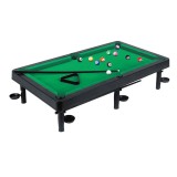 Set Biliard, Masa, tacuri si bile, 63.8x35x15.5 cm, Plastic, ATU-083356