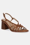Pepe Jeans sandale ZOWI SUEDE culoarea maro, PLS90703