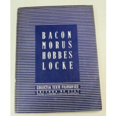 BACON , MORUS , HOBBES , LOCKE , 1951
