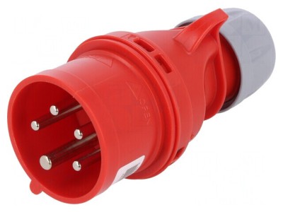 Conector Alimentare AC Trifazat Mufă Tată 16A 400V IP44 foto