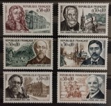 BC249, Franta 1963 si 1966, lot 3 serii personalitati, arhitectura (3 poze)