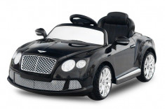 Masinuta electrica pentru copii Bentley Continental GTC 2x 30W 12V #Negru foto