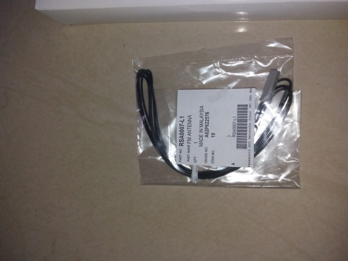 Antena FM RSA0007-L1 indoor Panasonic FM Antenna 75 ohm technics tunner Antena FM RSA0007-L1 indoor Panasonic FM Antenna 75 ohm technics tunner