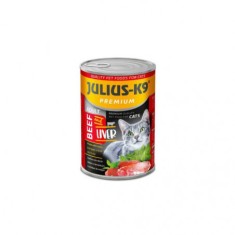 Julius K9, hrana umeda pentru pisici, vita si ficat, 415 gr