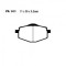 Placute frana EBC echivalent MCB539 Cod Produs: MX_NEW 7328446MA