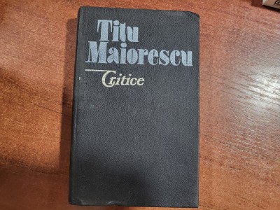 Critice de Titu Maiorescu foto