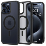 Husa Spigen Ultra Hybrid MagSafe pentru Apple iPhone 15 Pro Negru, Transparent, Carcasa