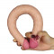 Dildo Realistic Dubla Penetrare Ladykiller, Natural, 35.5 cm