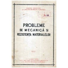 colectiv - Probleme de mecanica si rezistenta materialelor - 107592